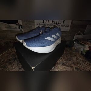 Adidas Duramo SL Crew Blue Cloud White Womens Size 9.5 Athletic Sneakers